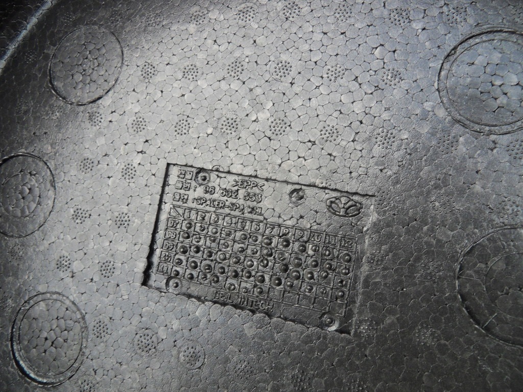 фото №9, Opel antara lift 10-15 вкладиш пінополістирол колеса запасного докатка