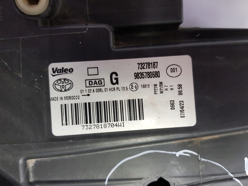 фото №12, 2 toyota proace city 18- лампи передні ліва права eu 9835780580 9835780680