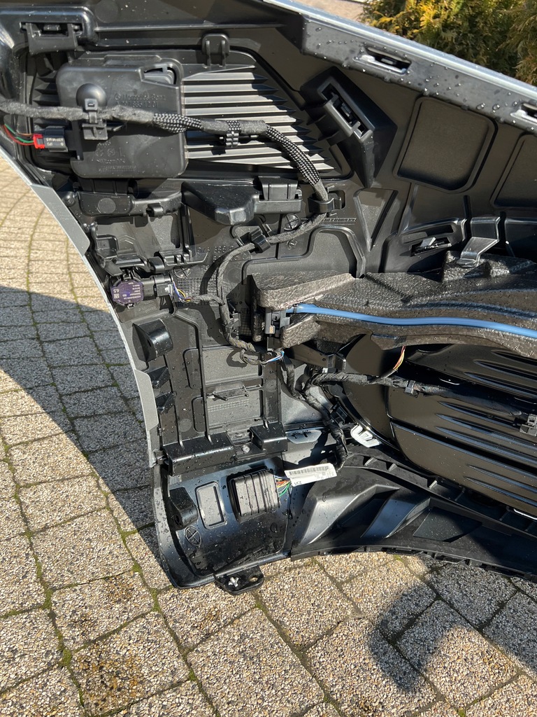 фото №11, Mercedes eqs 297 бампер перед решётка радиатора хром pdc