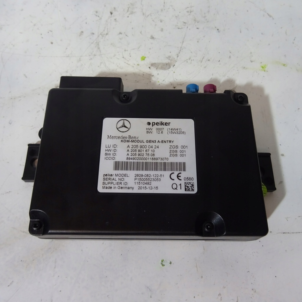 фото №1, Mercedes a w176 модуль a2059000424