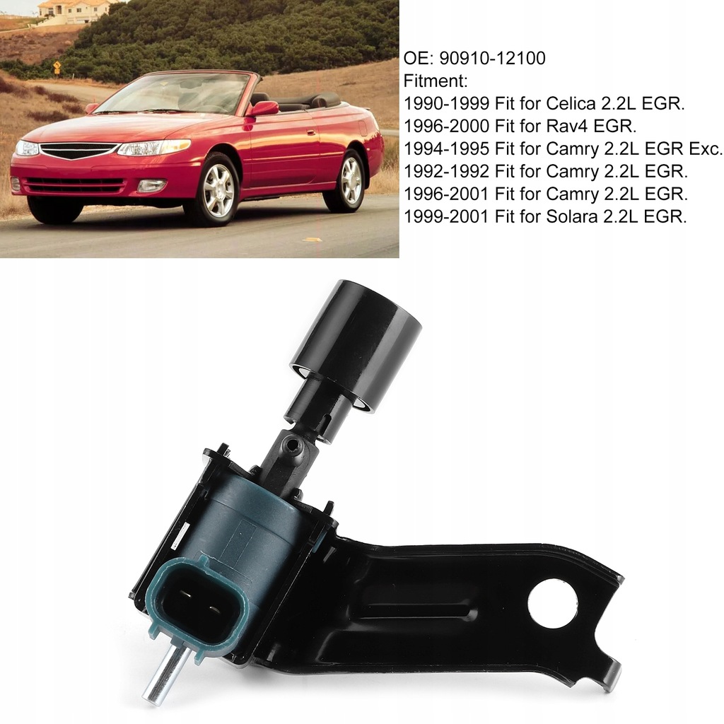 фото №15, Клапан електромагнітний керуючий egr 90910-12100 замінник підходящий do