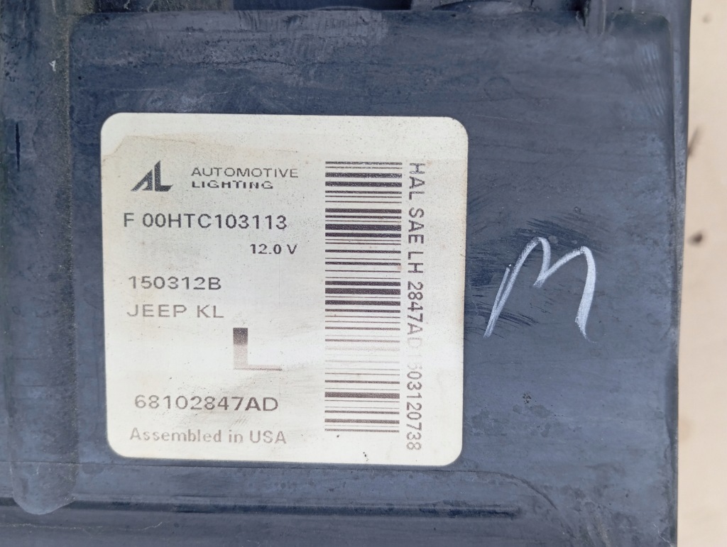 фото №14, Jeep cherokee kl 14- лампа левая правая usa противотуманная фара ok! перед фара