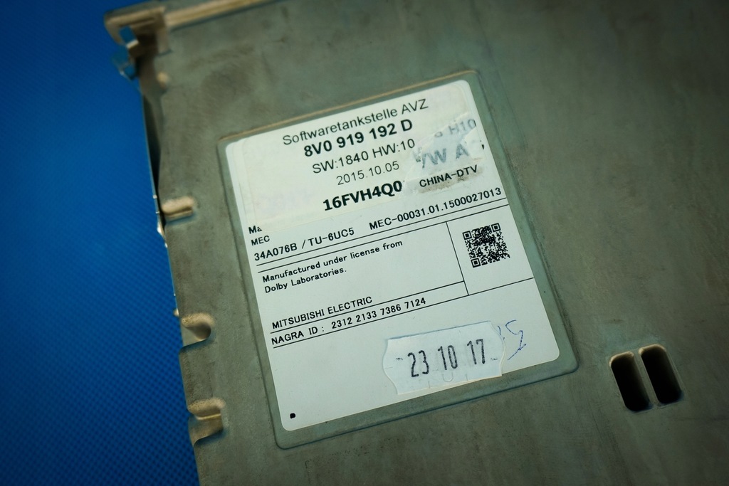 фото №7, Блок керування тюнер tv audi a4 8w a5 a6 a7 8v0919192d