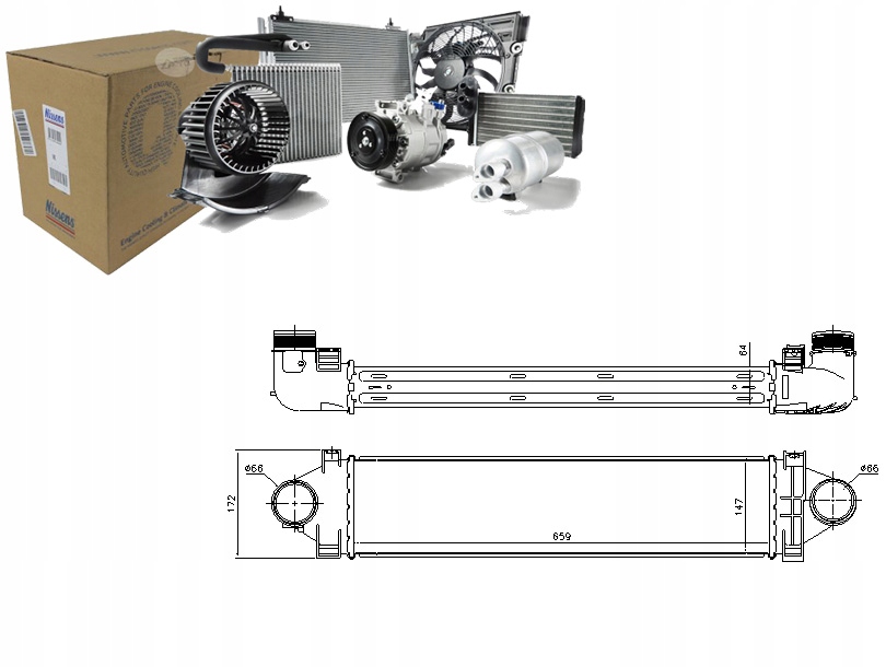 фото №1, Интеркулер land rover freelander 2 2.2d 10.06-10.