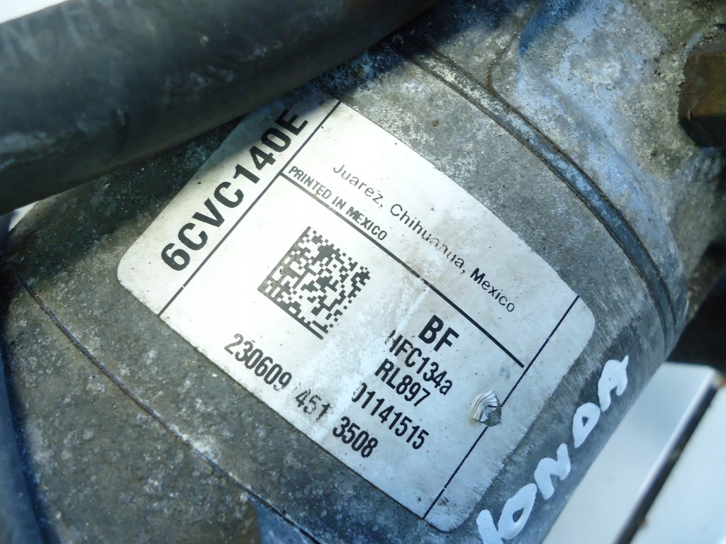 фото №5, Honda civic x 1.5 i-vtec компрессор кондиционера 6cvc140e