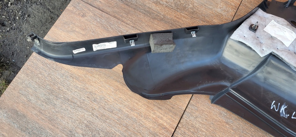 фото №9, Jeep grand cherokee wk 5-10 обшивка багажника лівий задня чорний