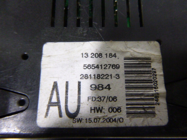 фото №4, Дисплей радио opel opel vectra c 13208184