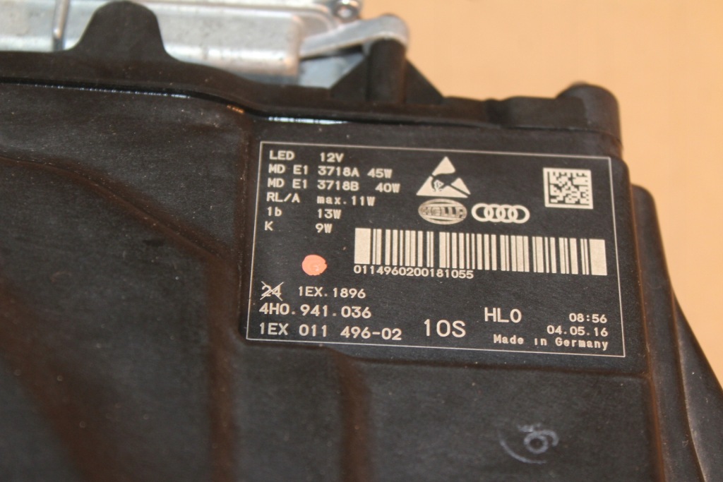 Фары фара фонари перед комплект audi a8 4h d4 рестайлинг  matrix Оригинал