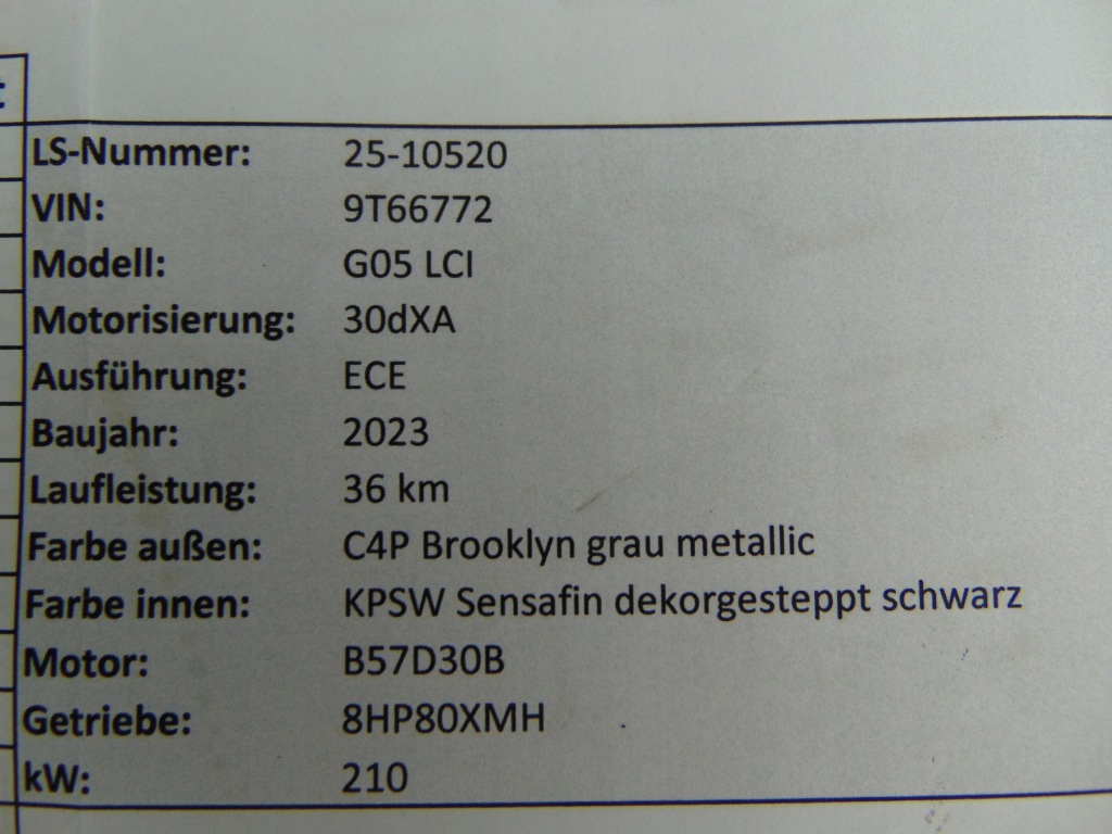 фото №13, Bmw x5 x6 g06 g05 двигатель kompletny коробка передач 5a9a777 b57d30b now 3,0d 320ps
