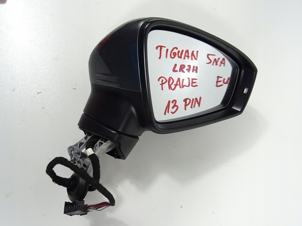 фото №11, Vw tiguan 5na eu зеркало правое 13 pin lr7h ассистент