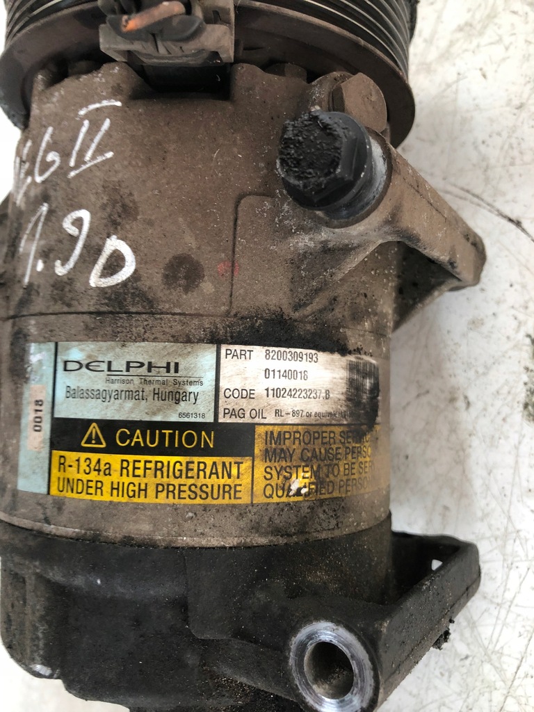 фото №3, Компрессор кондиционера renault megane ii 1.9d 8200309193
