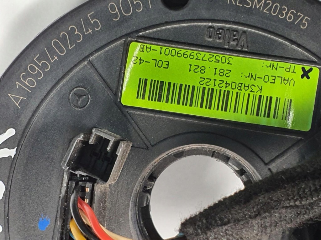 фото №5, Стрічка шлейф air bag подушка безпеки mercedes w169 a1695402345