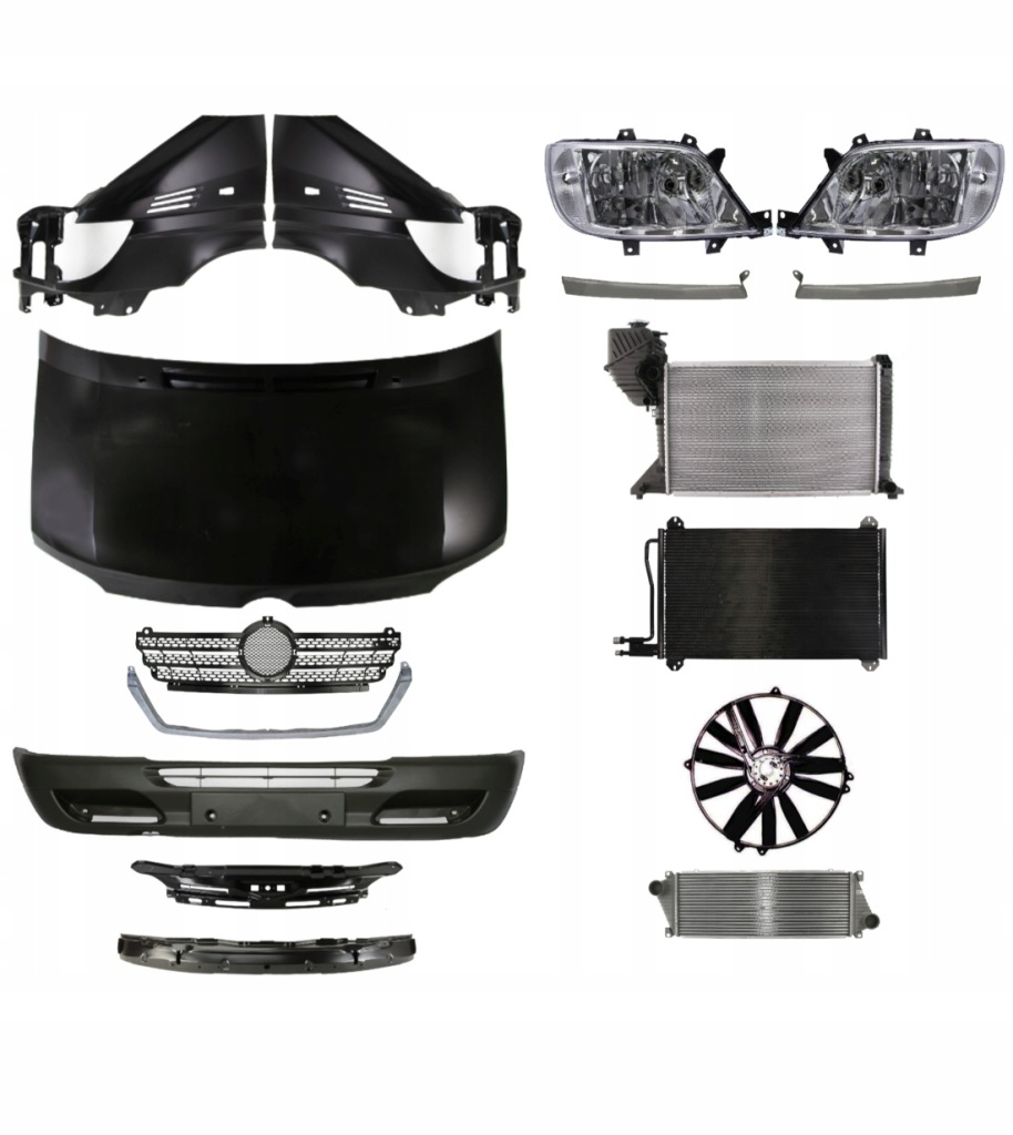 Купить Mercedes benz sprinter 00-02 бампер ремень крыло