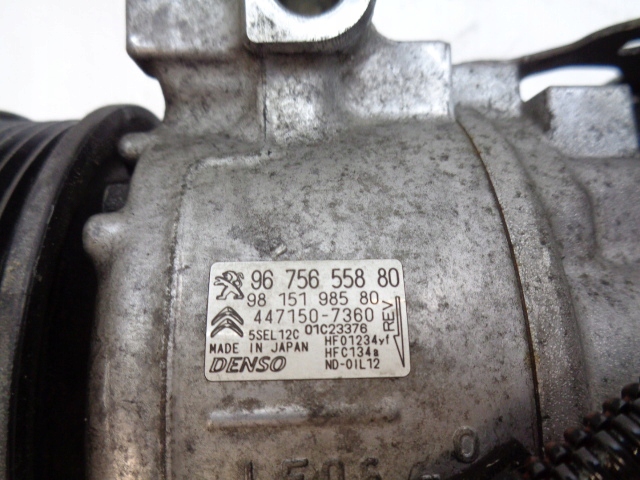 фото №10, Citroen c3 aircross 1.5 bluehdi компрессор кондиционера компрессор