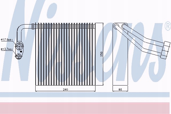 фото №11, Nissens 92195 випарник, кондиціонер