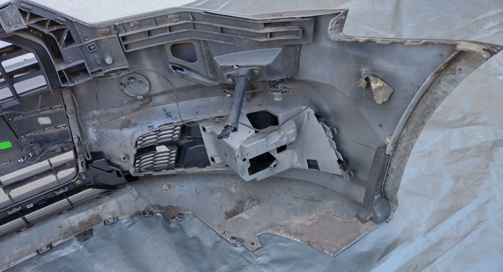 фото №12, Audi a6 s6 c7 4g lift 15-18 s-line бампер передній lz7s daytona gray