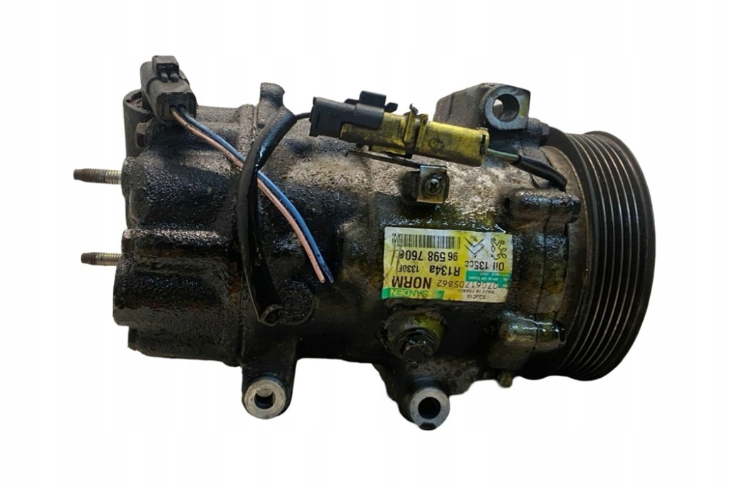фото №7, Компресор кондиціонера peugeot 308 ii 9659876080 2.0l дизель 2009