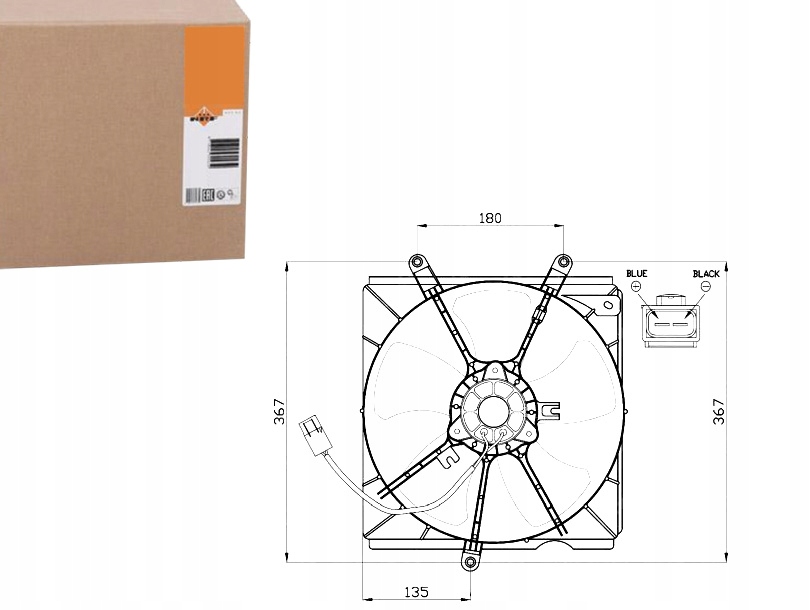 фото №1, Nrf 47479 вентилятор