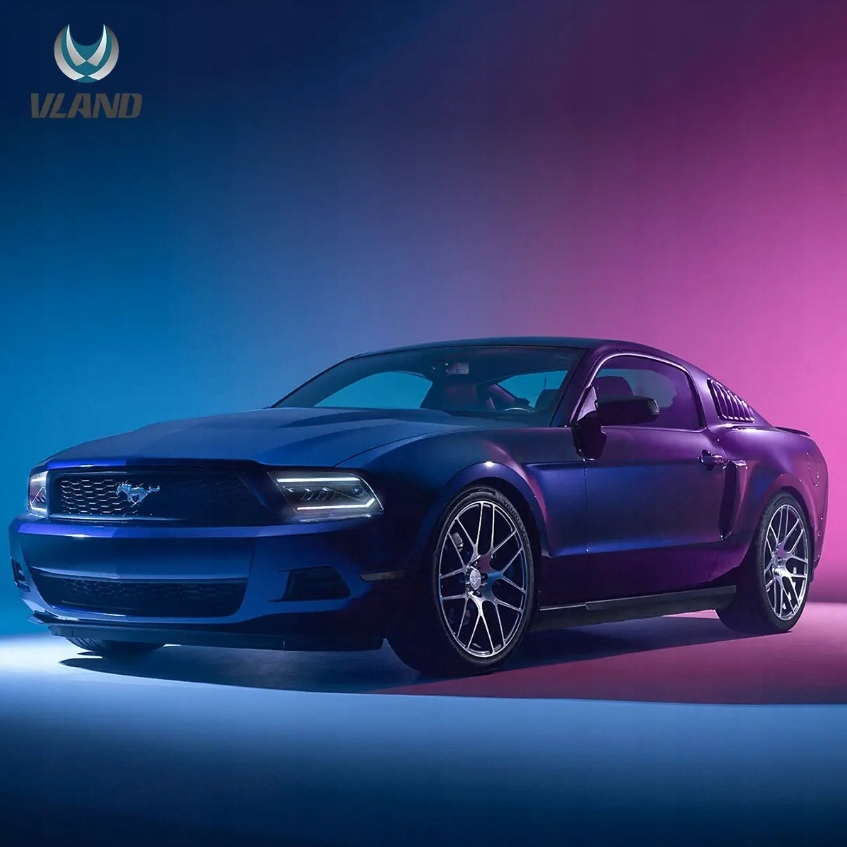 фото №11, Ford mustang 2005-2009 лампа лампи перед led vland ліва + права
