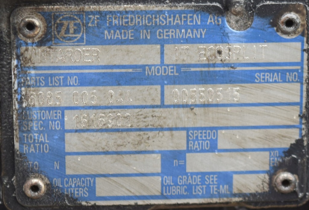 фото №10, Коробка передач передач man tga tgx tgs zf 16 s 2221 td