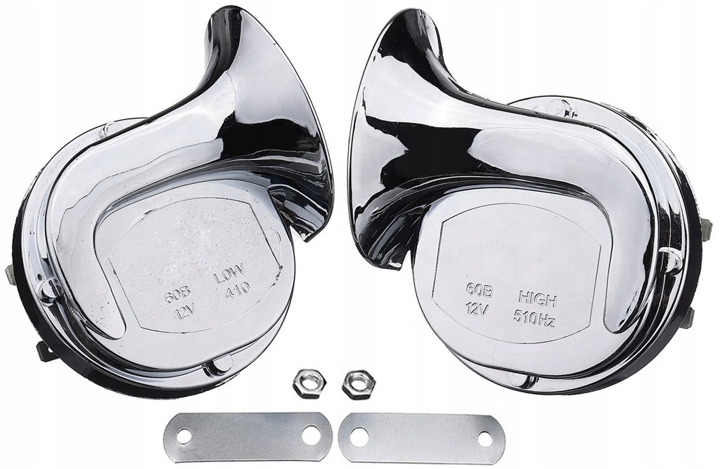 фото №14, Клаксон автомобильный улиточный 2-tonowy 12v 2 szt