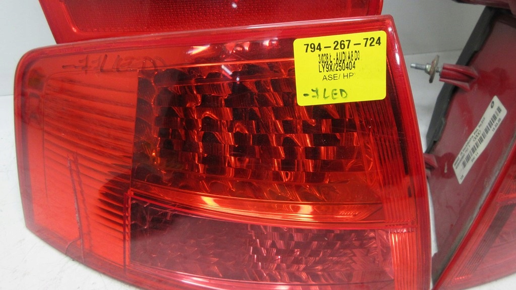 фото №13, Audi a8 s8 d3 4e 2004 лампа лампи задня задня ліва права w кришка крила