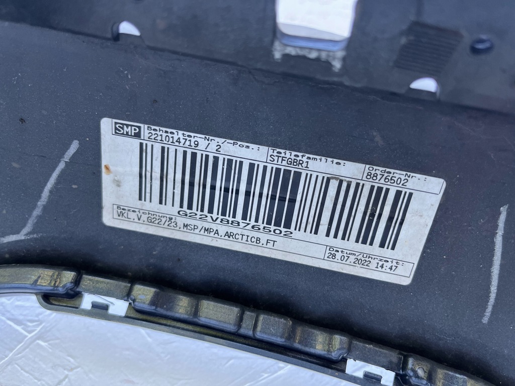 фото №13, Бампер перед передний bmw 4 g22 g23 m набор wys 24h fv org