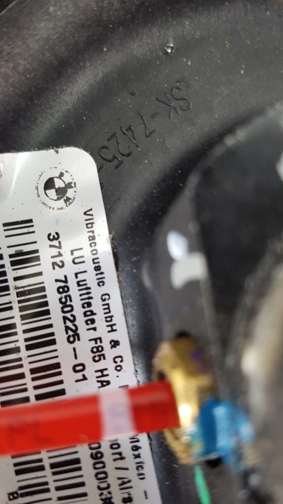 фото №4, Пневмоподушка подушка уровень левая bmw x5 x6 f85 f86 7850225