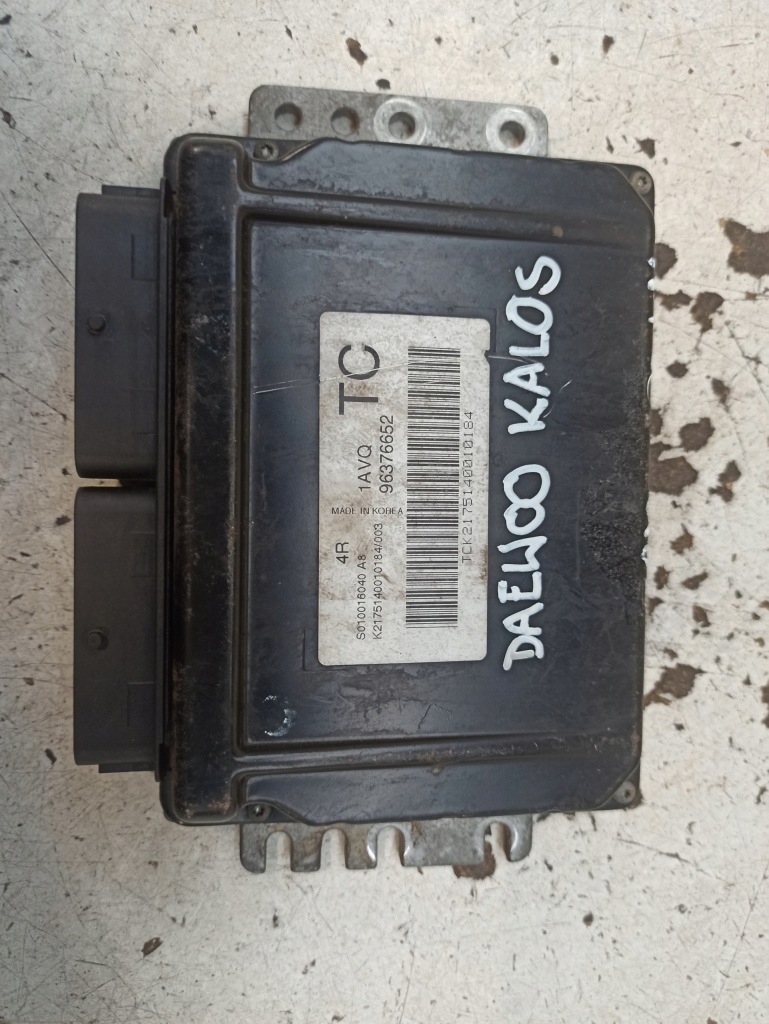 фото №1, Daewoo kalos 1.2 бортовой компьютер двигателя 96376652