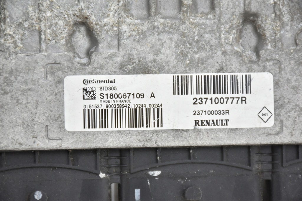 фото №3, Бортовий комп'ютер блок керування renault 237100777r