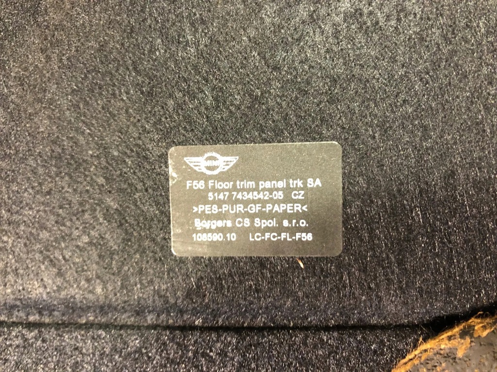 фото №9, Елементи багажника mini cooper f56 комплект