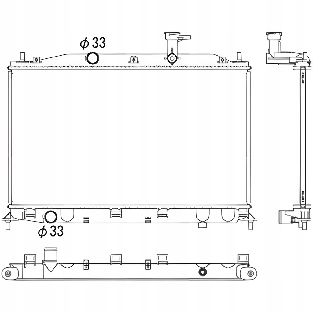 фото №1, Diederichs dcm3702 радіатор, система охолодження двигуна