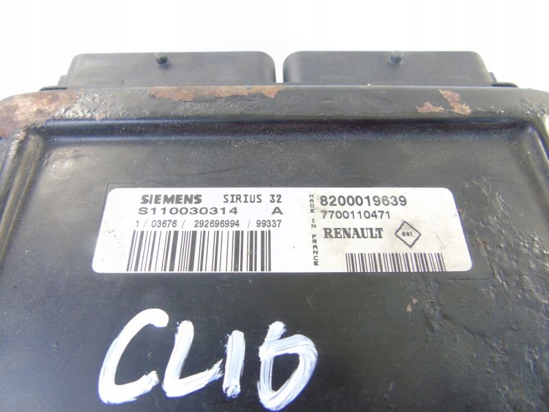 фото №2, Renault clio ii блок керування 8200019639 sirius 32