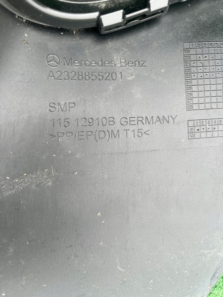 фото №14, Накладка бампера задняя mercedes sl63 sl amg диффузор a2328855201