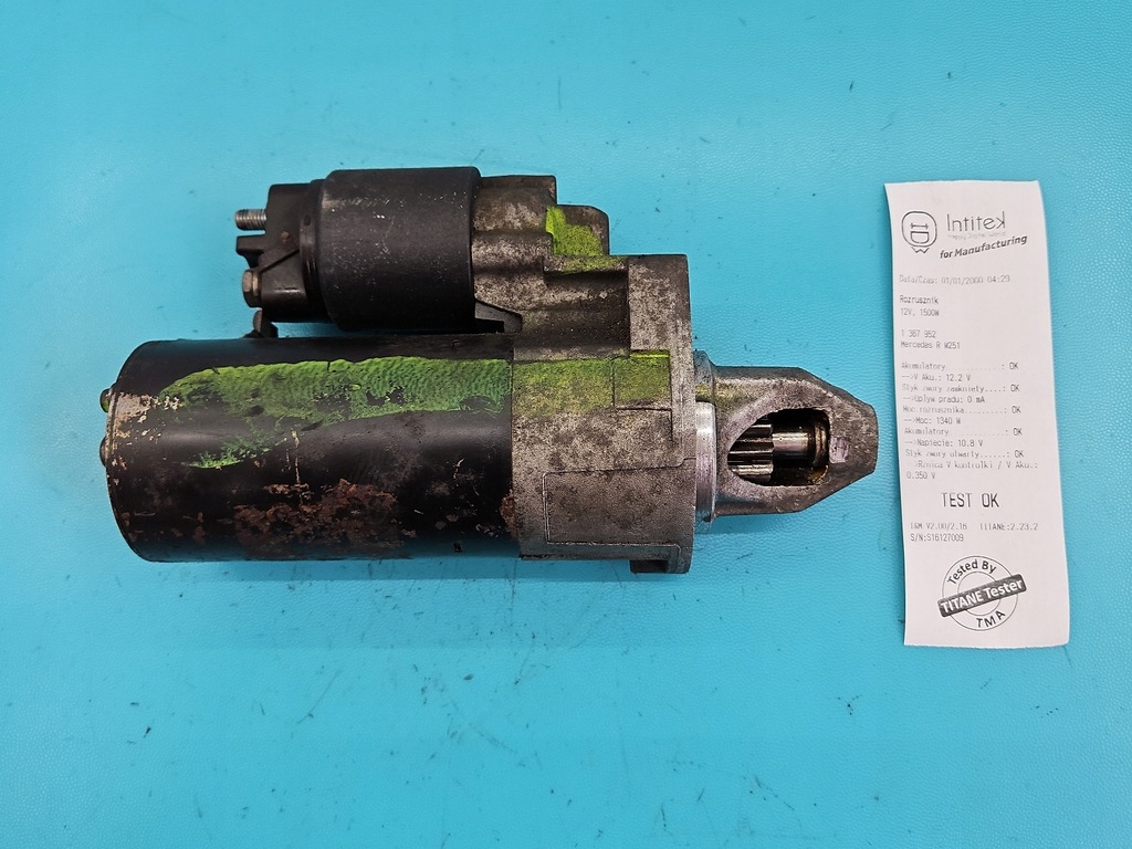 фото №1, Test стартер mercedes w251 5.0 v8