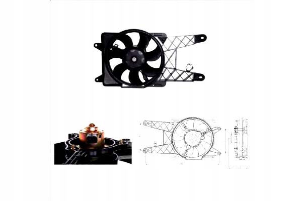 фото №1, Tyc 809-0012 вентилятор, охолодження двигуна