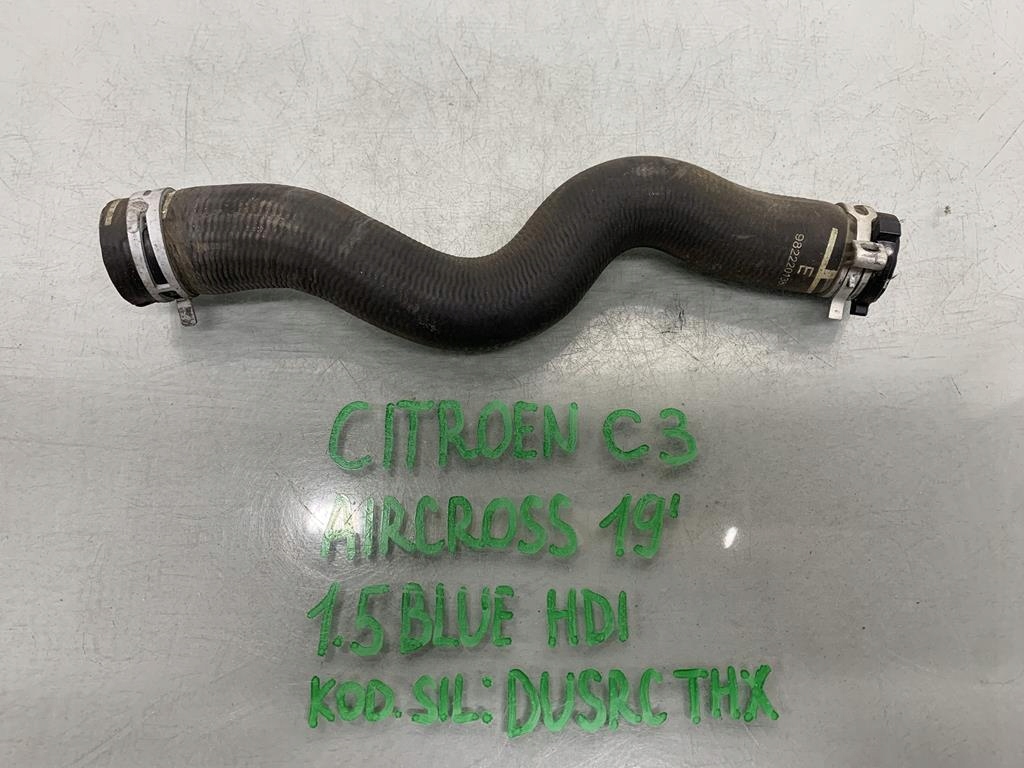 фото №1, Пабтрубок  труба воды citroen c3 aircross 1.5 blue hdi 9822201380