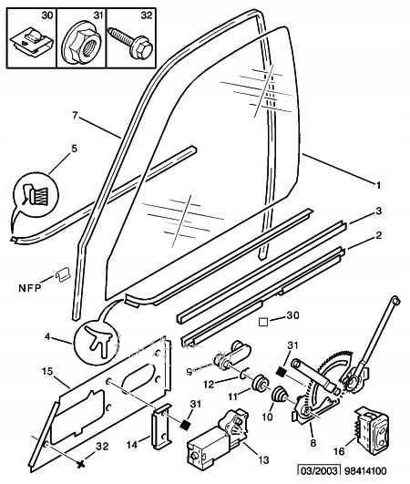 фото №5, Прокладка скло двері перед citroen c15 95630428