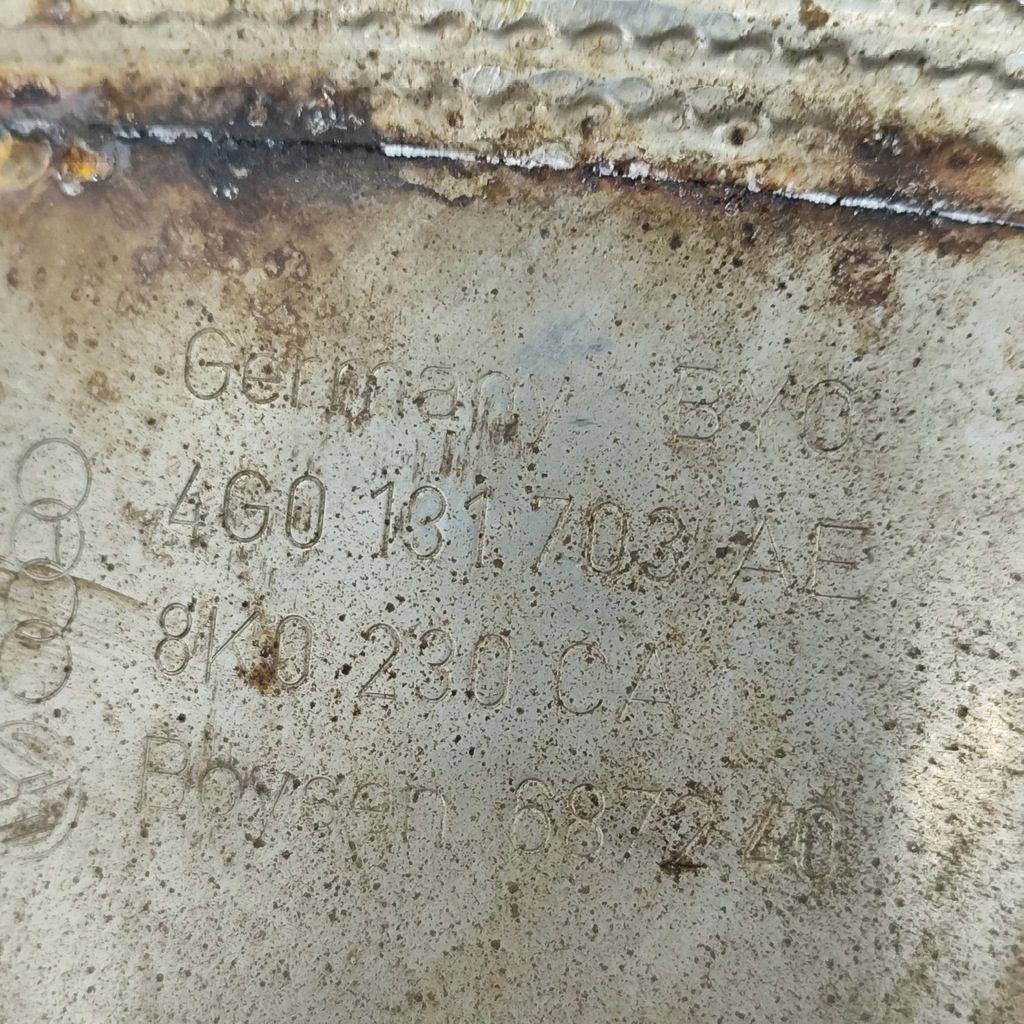 фото №7, Audi a4 allroad b9 2017 фільтр часток твердих каталізатор / fap / dpf