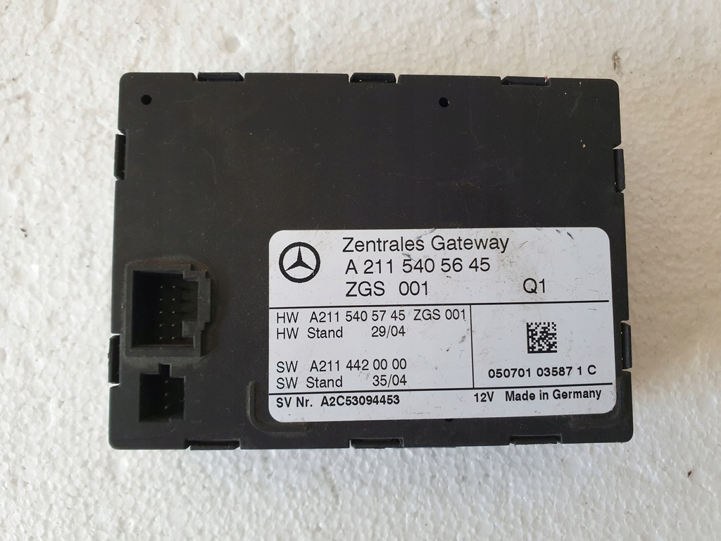 фото №1, Модуль блок керування geteway mercedes w211 a2115405645