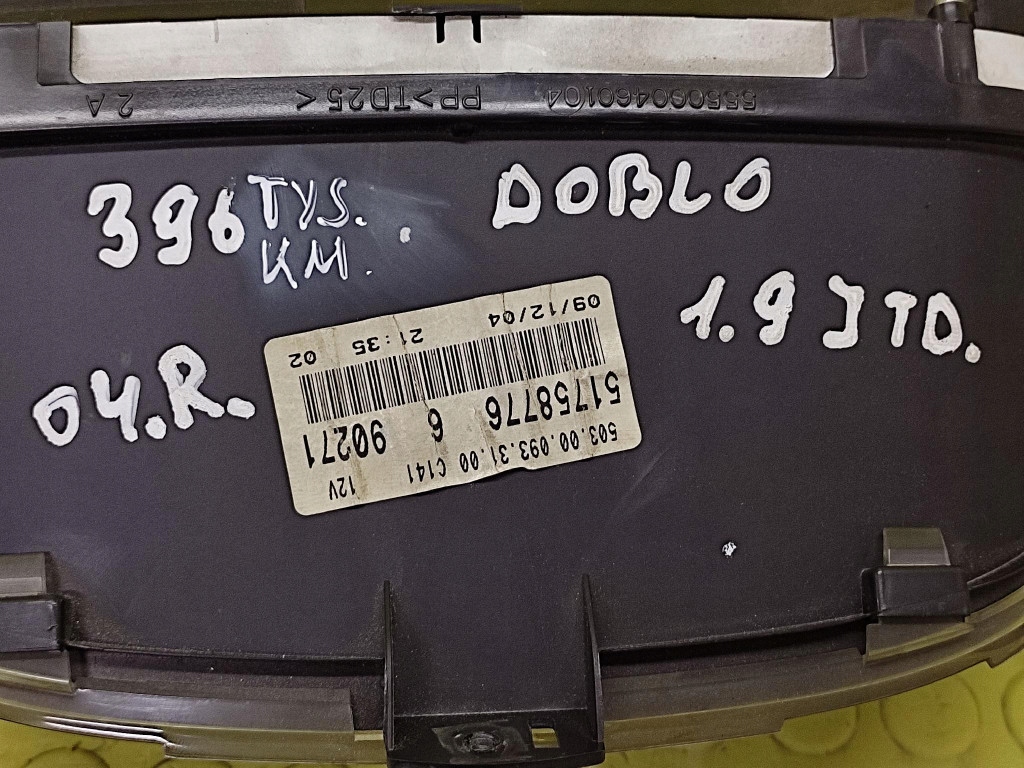 фото №8, Fiat doblo 1.9 jtd лічильник 51758776