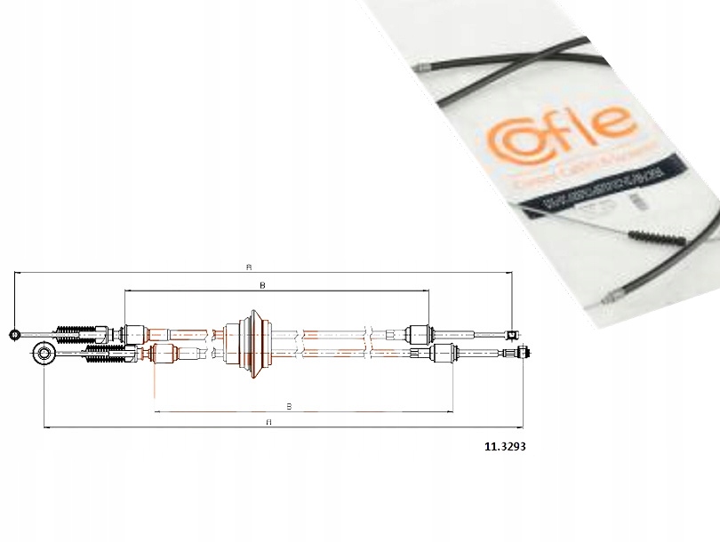 фото №1, Трос переключения передач evasion jumpy ulysse scudo cofle