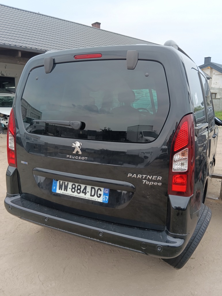 фото №1, Peugeot partner iii кришка багажника задня kompletny бампер lift