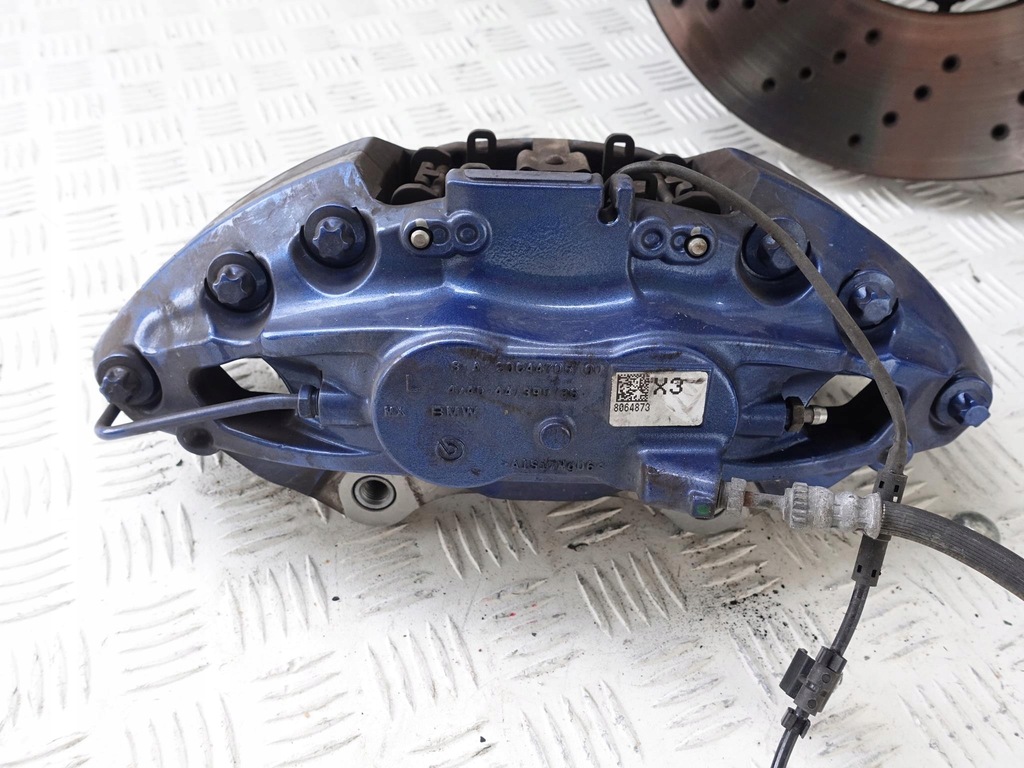 фото №9, Bmw x3m x4m f97 f98 тормозные диски суппорты тормозные колодки m-blau