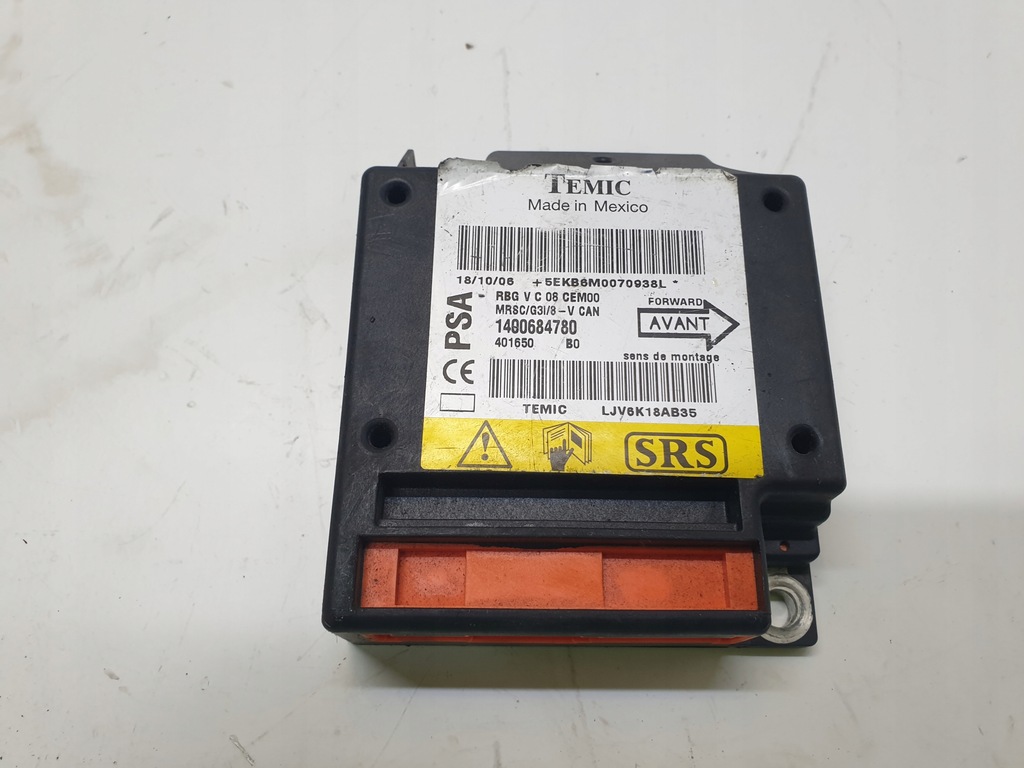 фото №1, Модуль датчик подушка безопасности citroen c8 1400684780