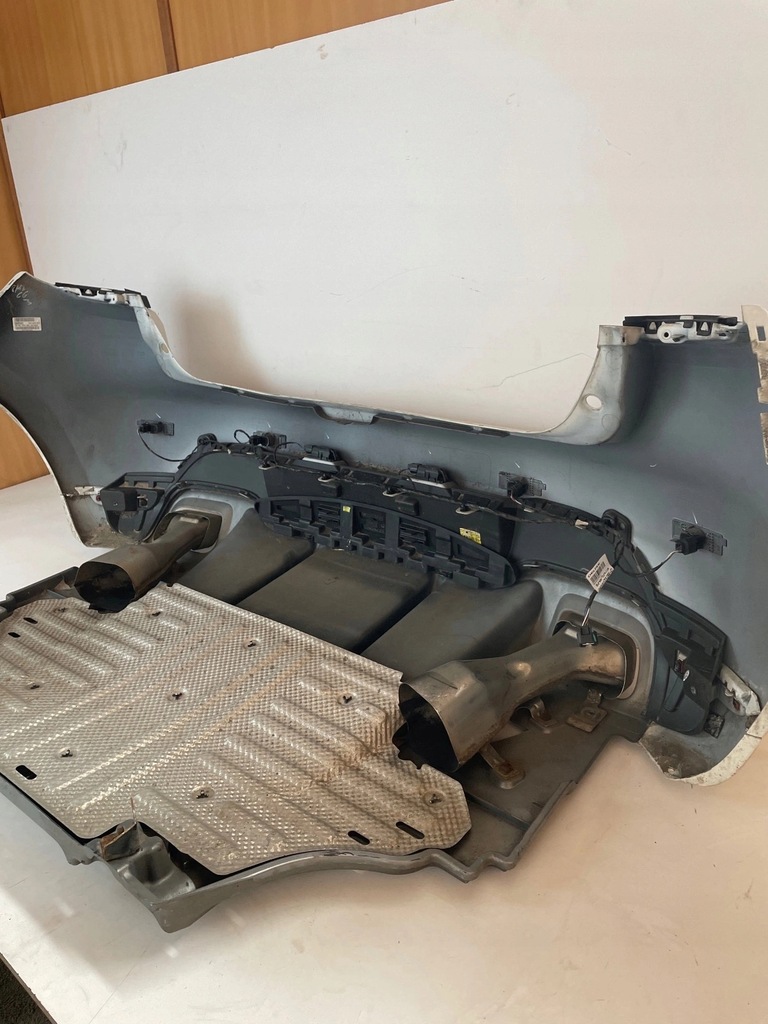 фото №15, Kompletny бампер задняя задний диффузор renault clio iv rs pdc