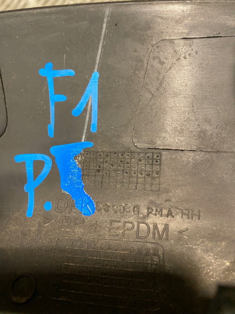 фото №3, Молдинг крила правий задня land rover freelander i dfk500080