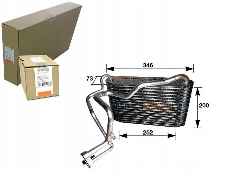 фото №1, Випарник кондиціонера [behr hella]