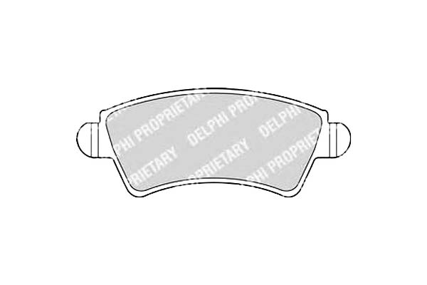 фото №2, Delphi тормозные колодки тормозные lp1846
