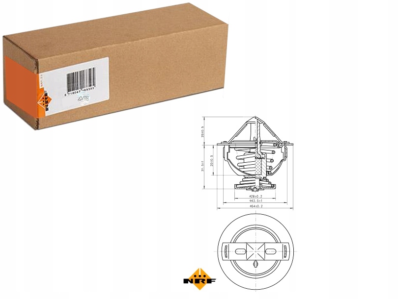 фото №1, Термостат жидкость охлаждающей hyundai accent ii accent iii elantra iii